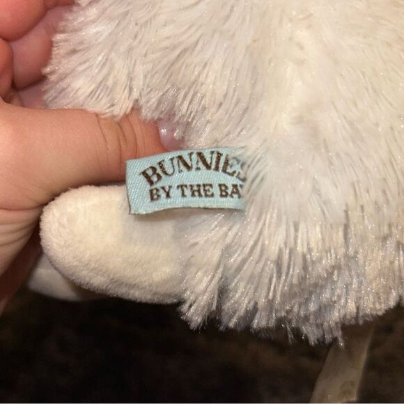 Bunnies By The Bay White Wee Kiddo Bunny Rabbit Small Plush Easter Girly Baby - Picture 6 of 7